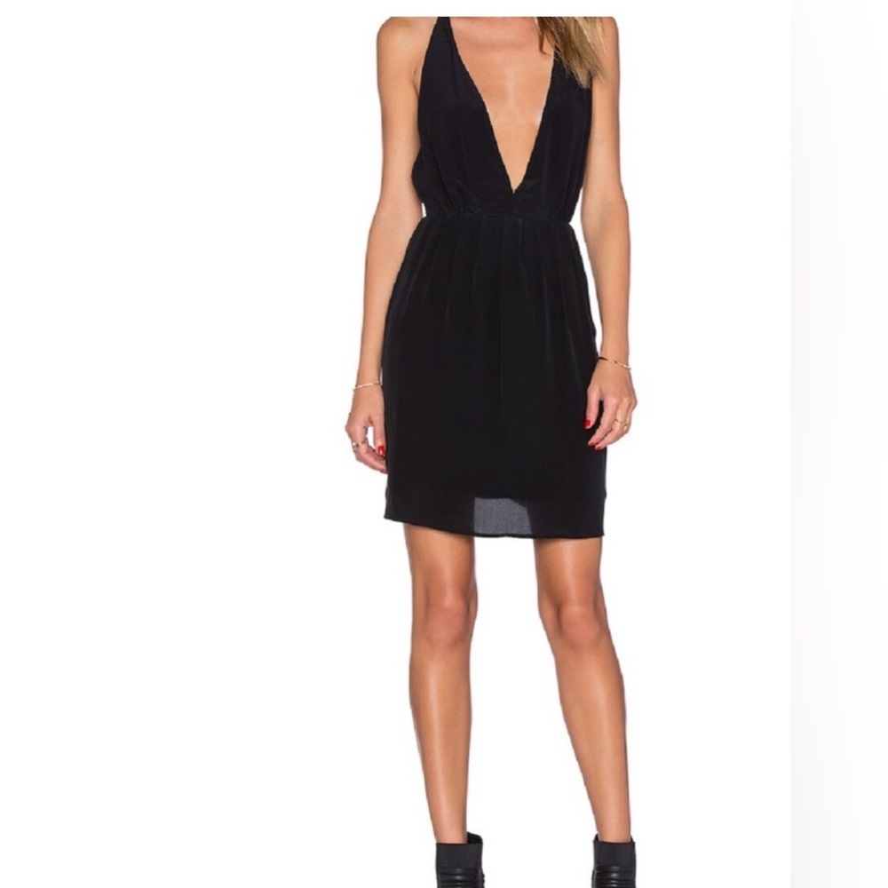 Anine Bing Black Backless Dress
